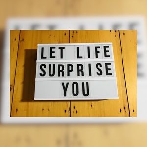 LED Lightbox w/ Letters